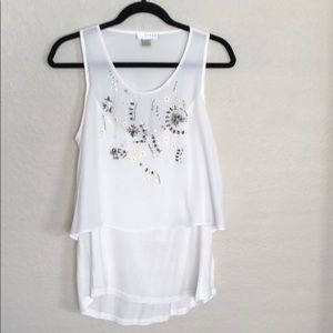 Off White sleeveless top
